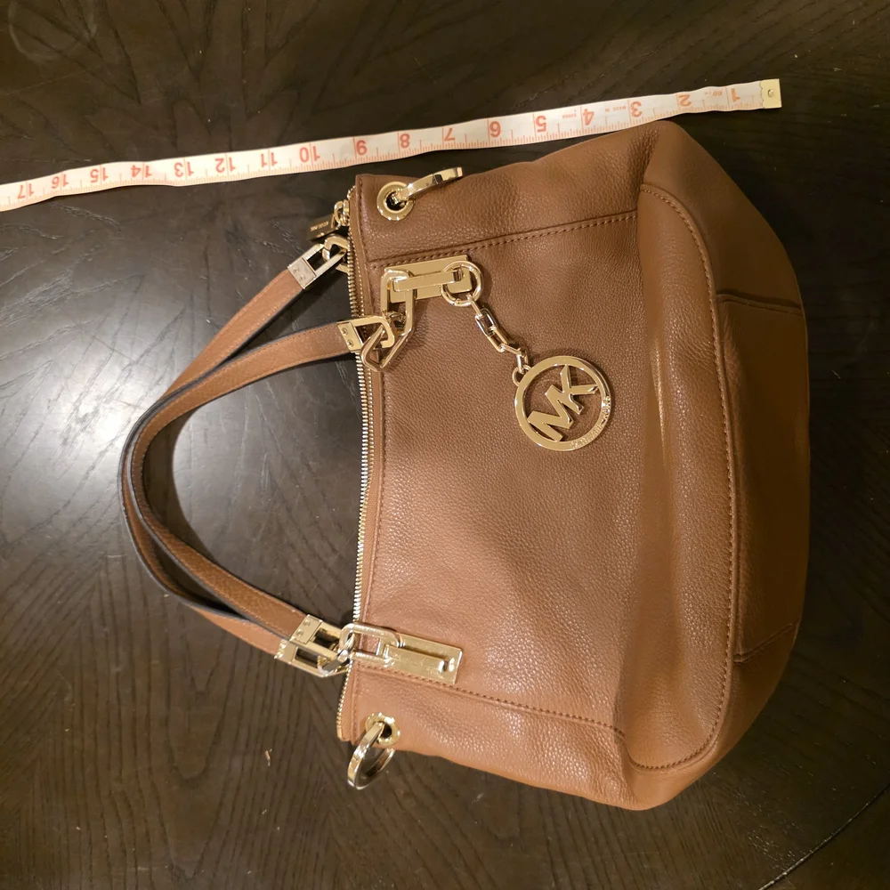 Michael Kors Small Brooke Bag w/Gold Hardware